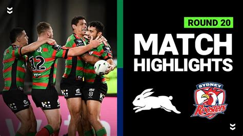 rabbitohs vs roosters 2020